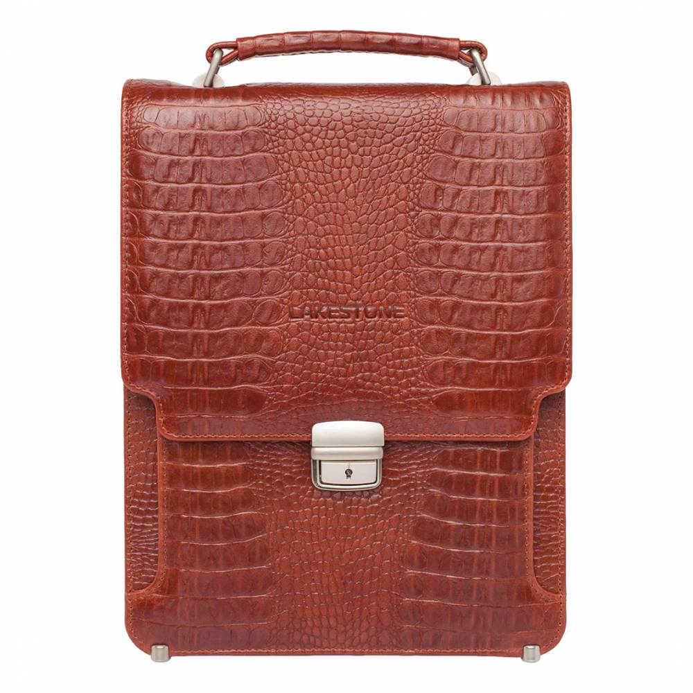 Портфель вертикальный Gilbert Redwood Caiman