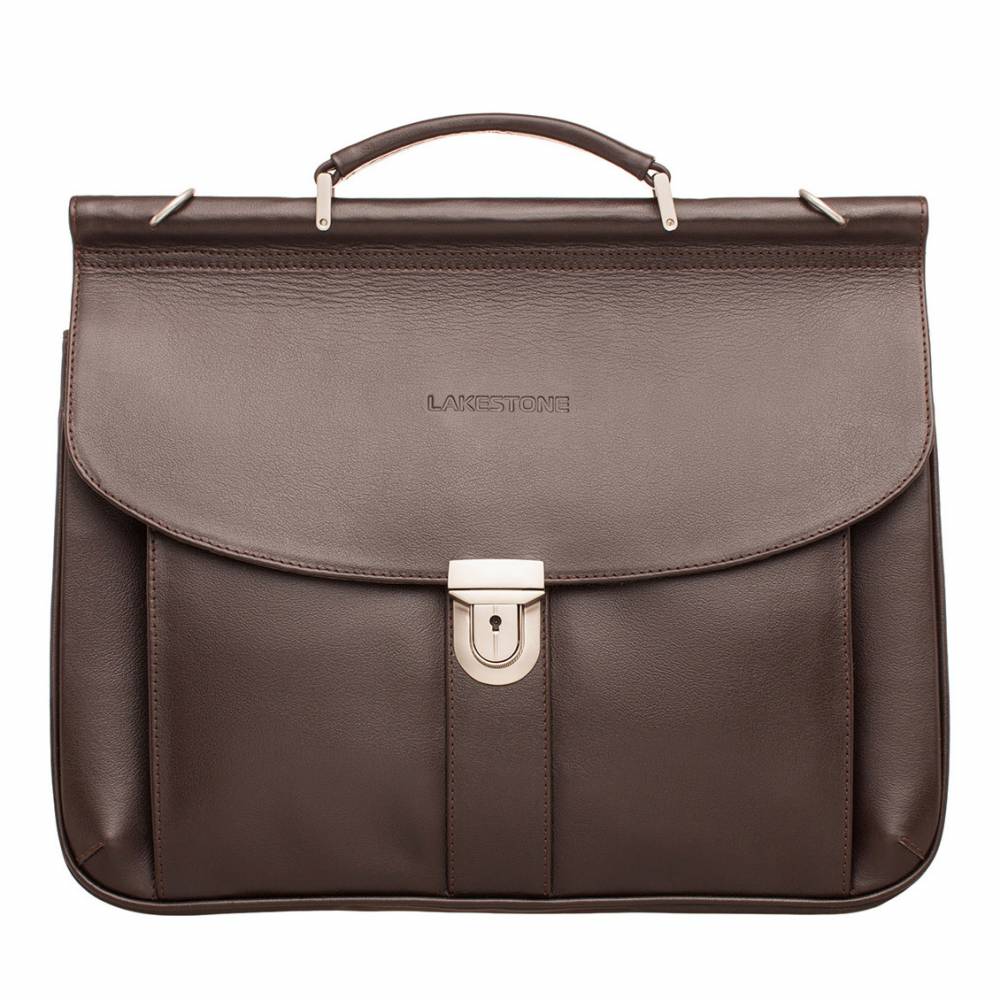 Портфель на саквояжной планке Hammond Brown